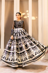 Zahra Ahmed - ST-135 - Black - Net - 2 Piece